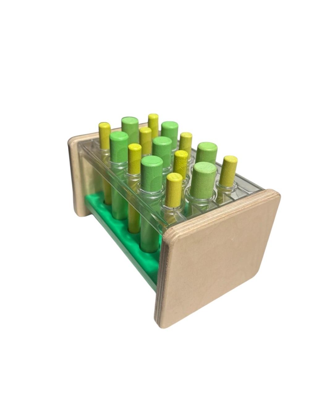 LOVEVERY Wooden Peg Drop Learning Toy